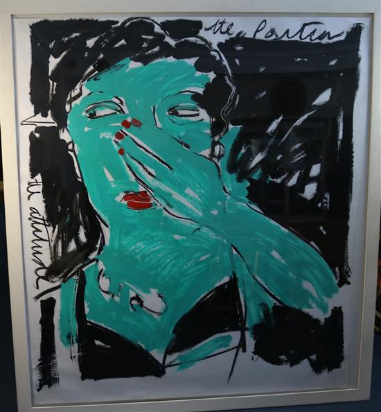 § Bruce McLean (1944-) Positions 54 x 48in.